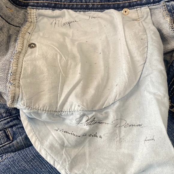 Chicos Platinum Marquis Jean Womens Size 2 Short Straight Leg Denim Blue Pants - Picture 10 of 16